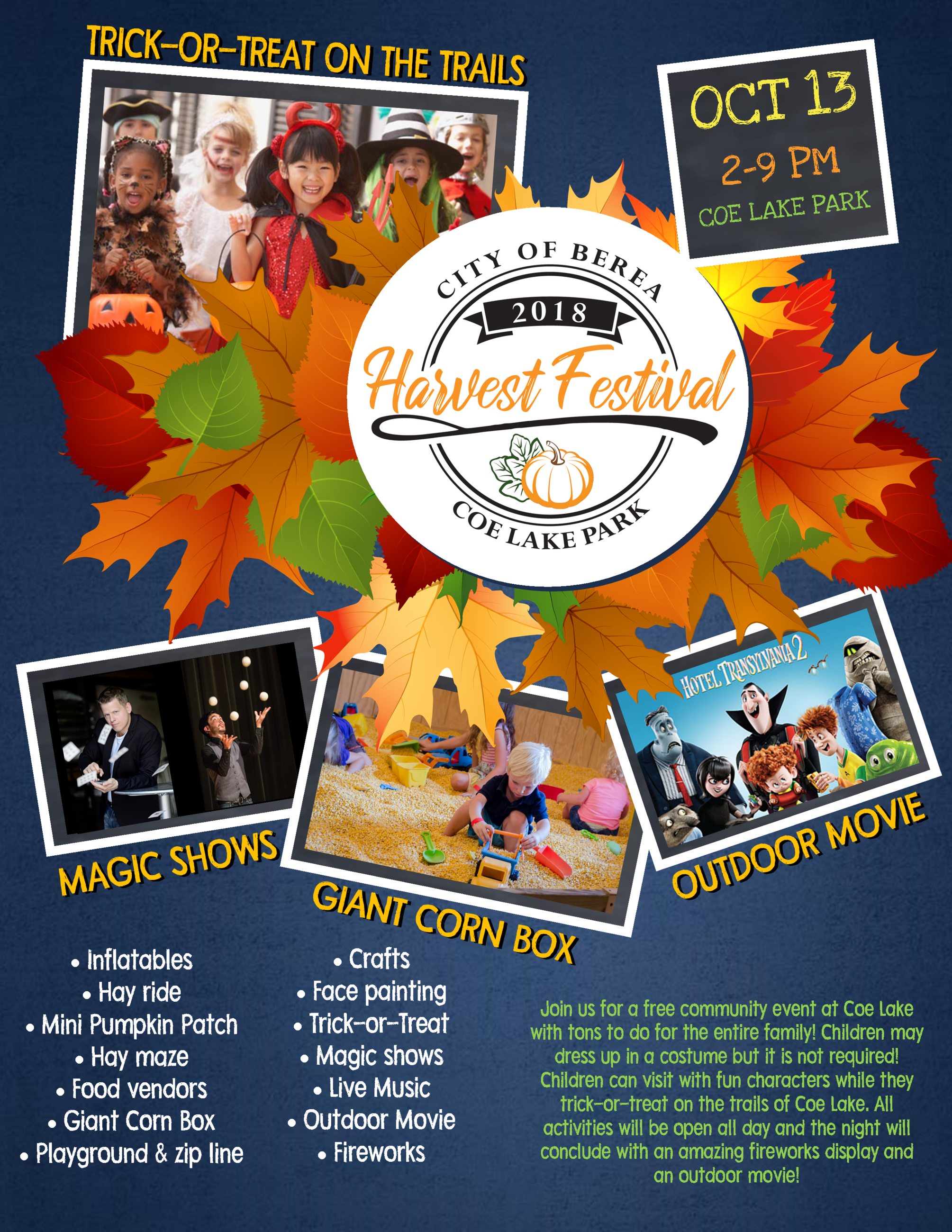 Harvest Fest Flyer 2018