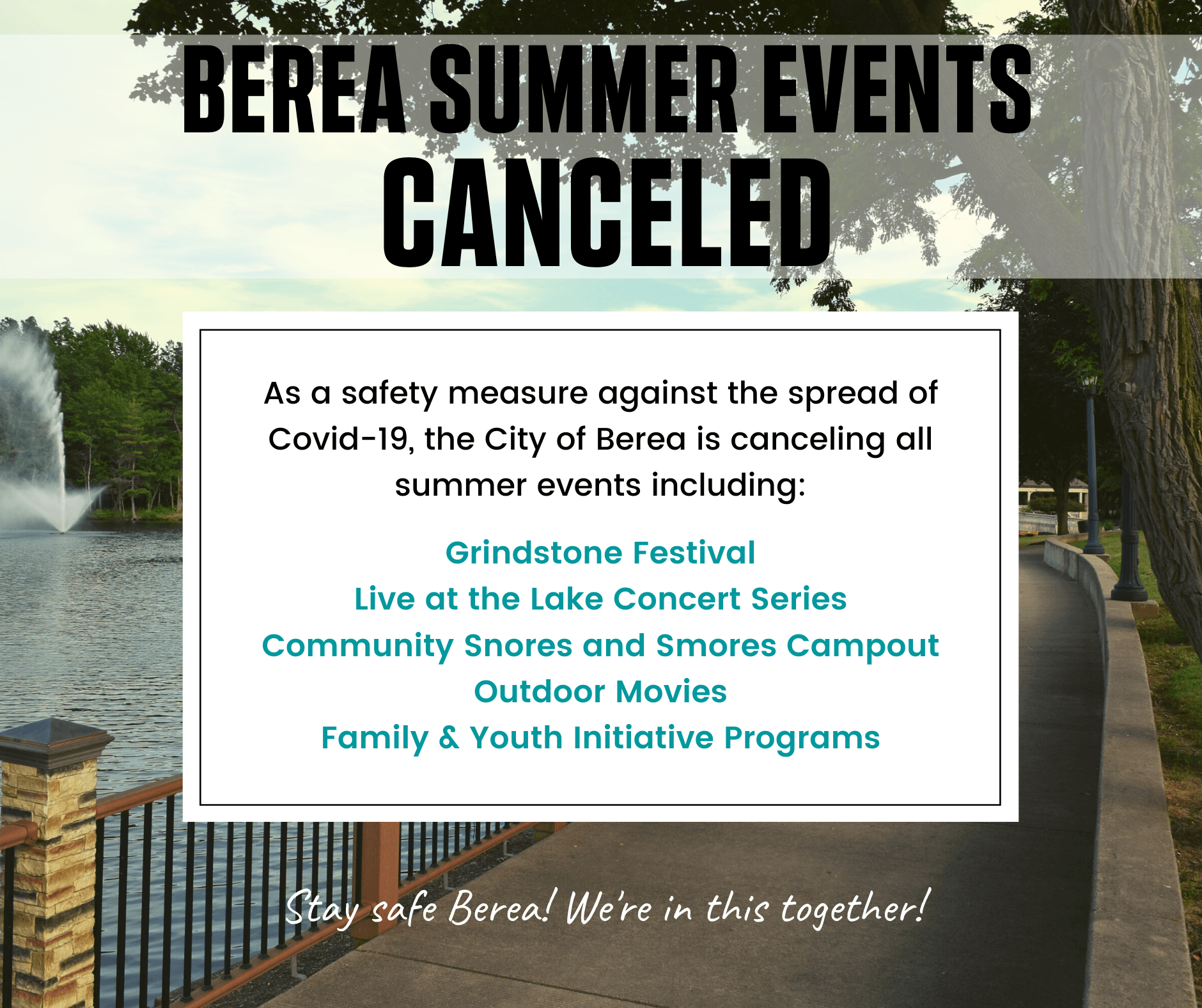 summer events canceled ad