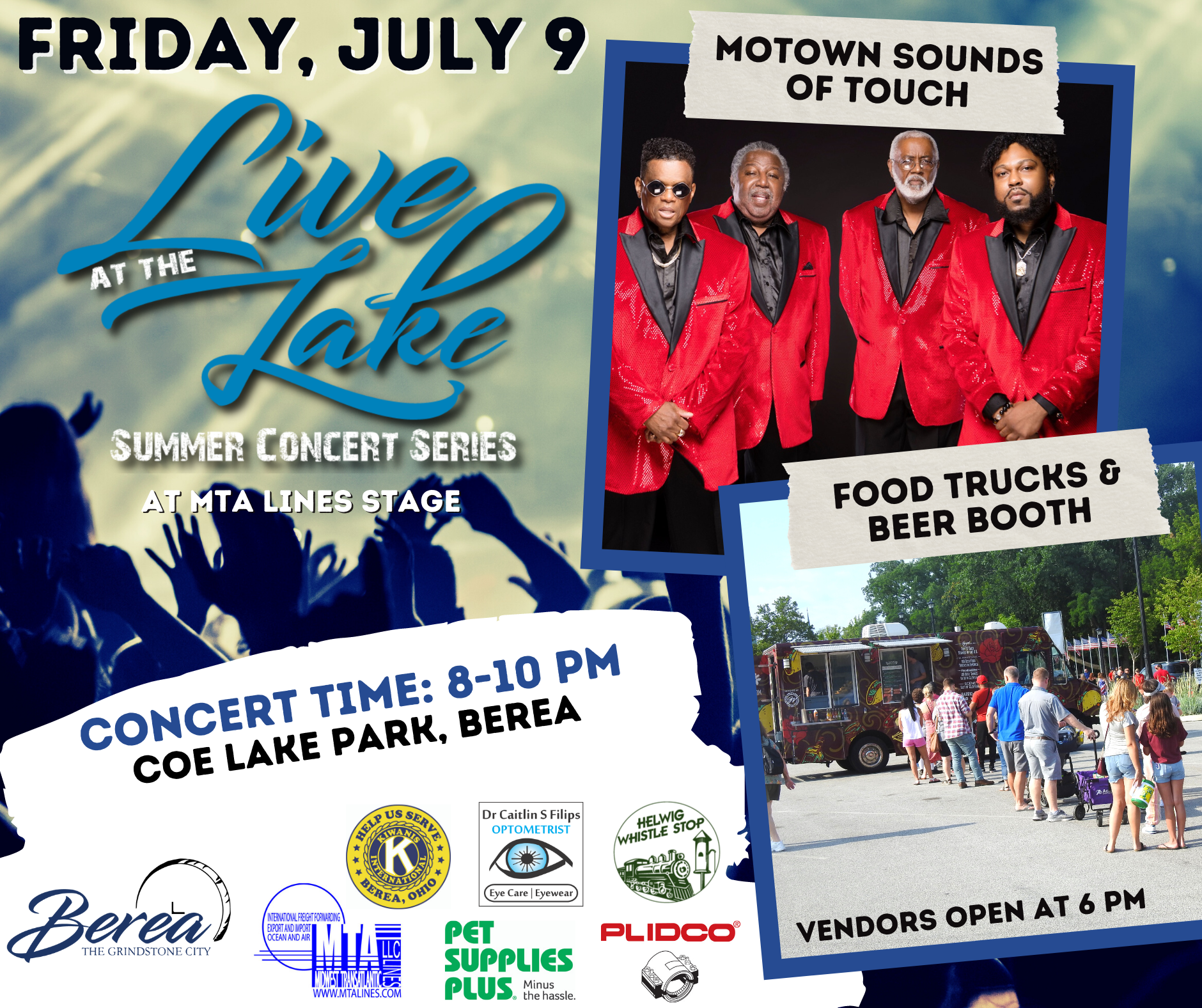 July 9 Concert advertisement