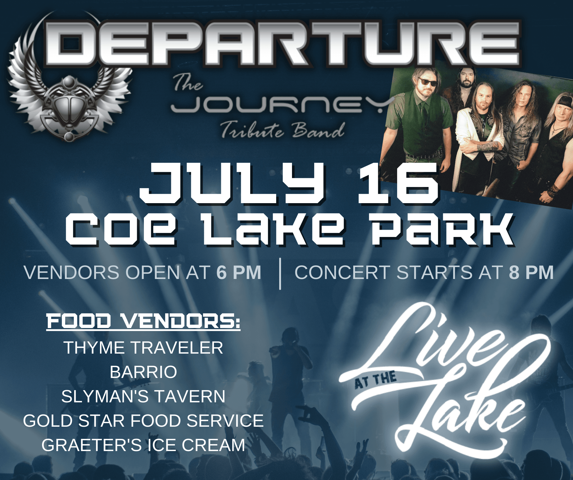 Departure concert ad