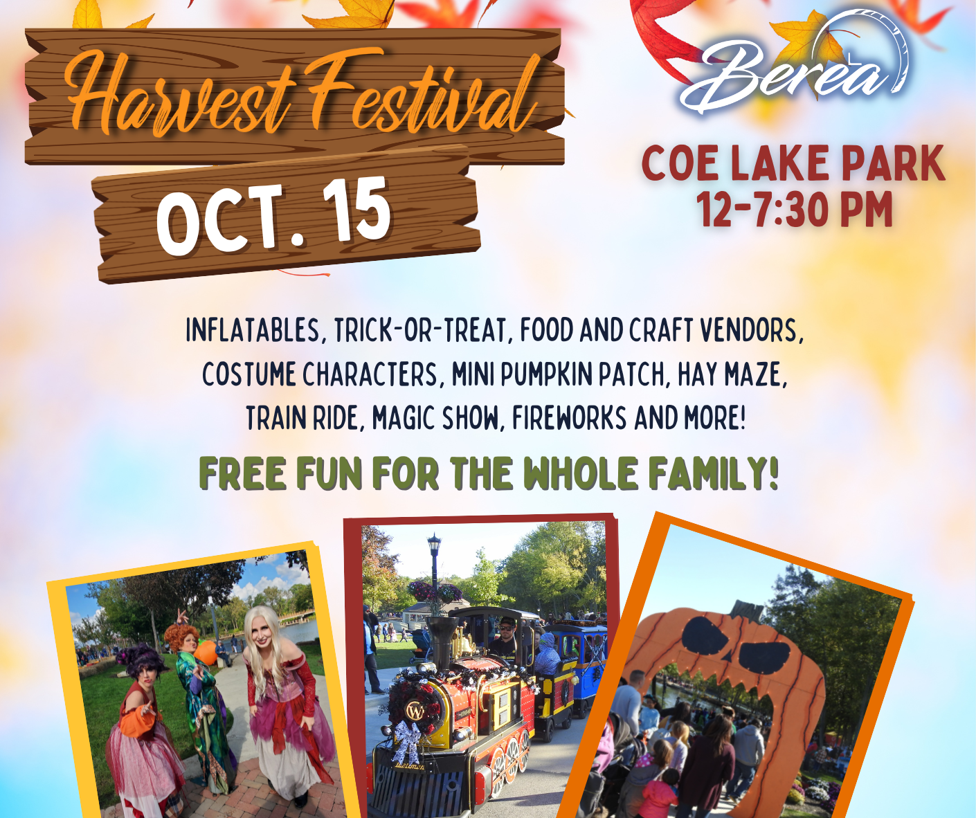 Harvest Festival Flyer 2022 (Facebook Post)