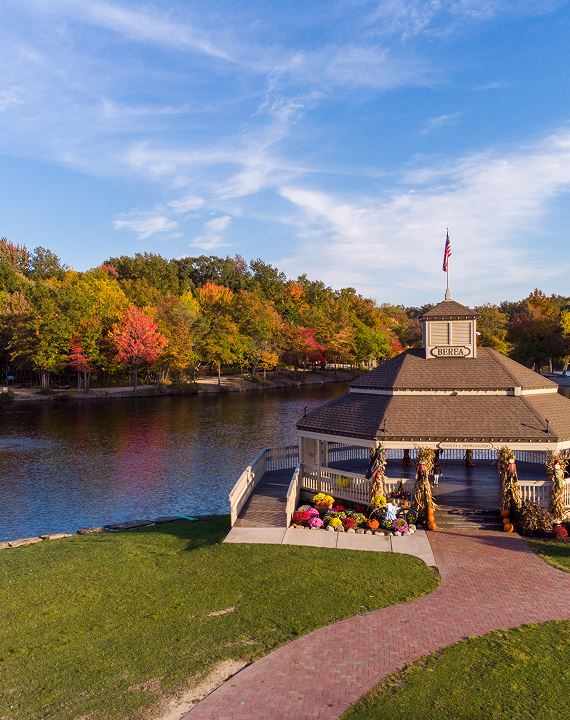 Stanley J. Trupo Gazebo at Coe Lake