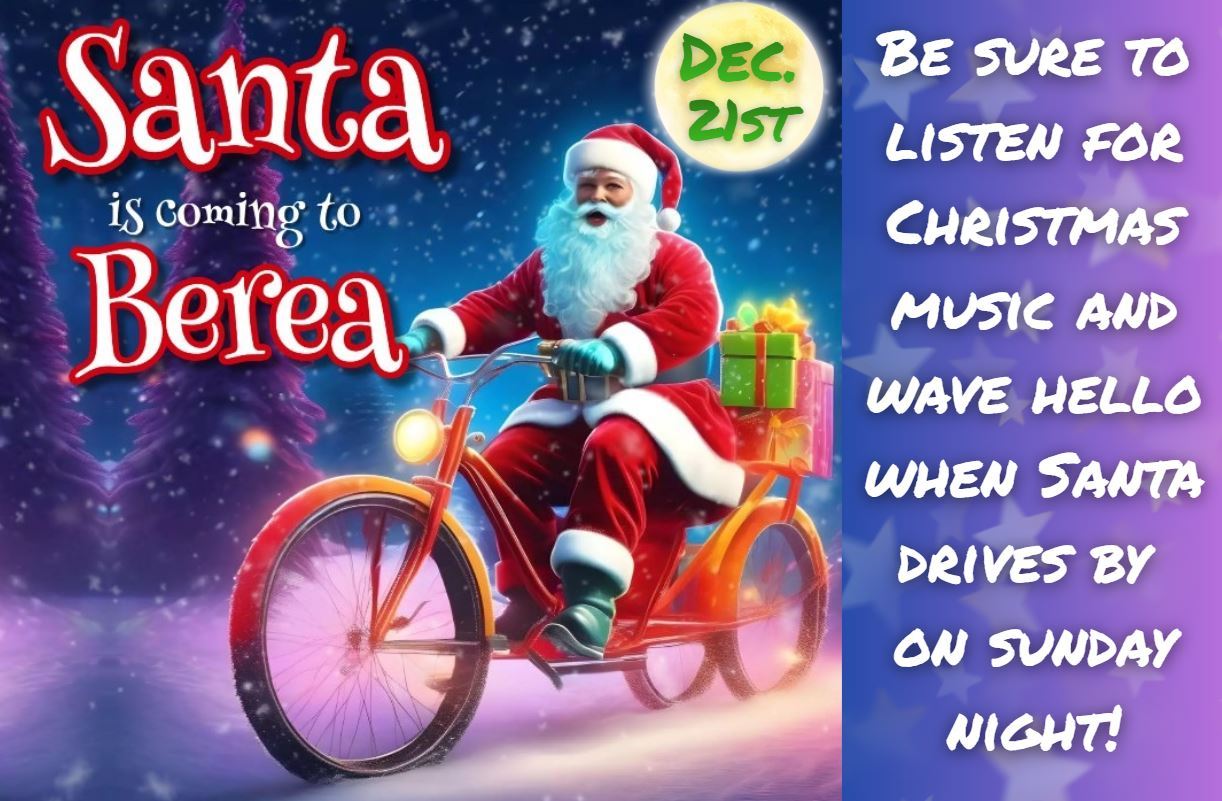 2025 Santa Drive By Flyer